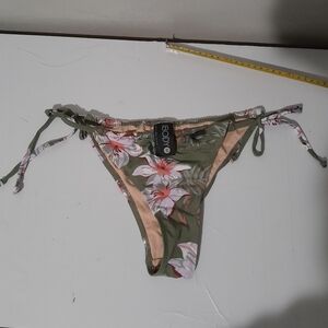 Body Floral Bikini Bottom with Tie Sides